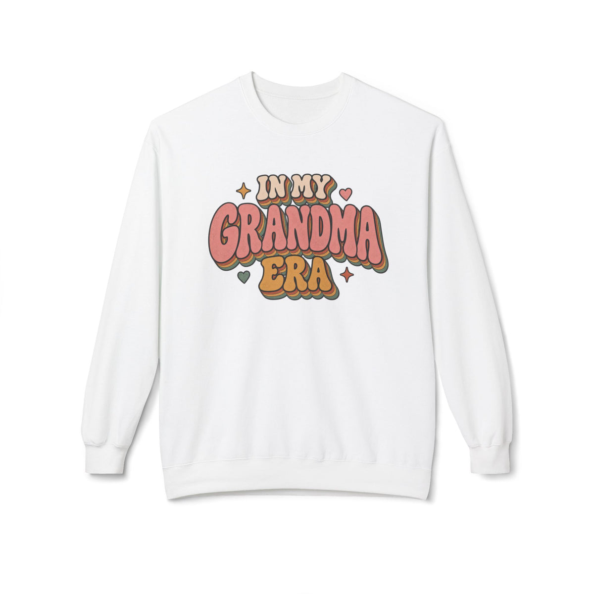 "In My Grandma Era" Cozy Vintage Grandma Crewneck