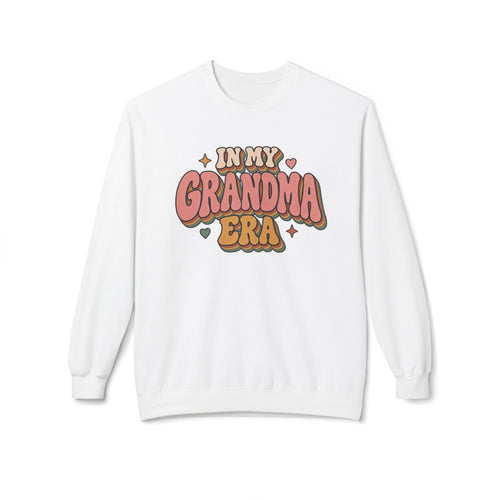 "In My Grandma Era" Cozy Vintage Grandma Crewneck