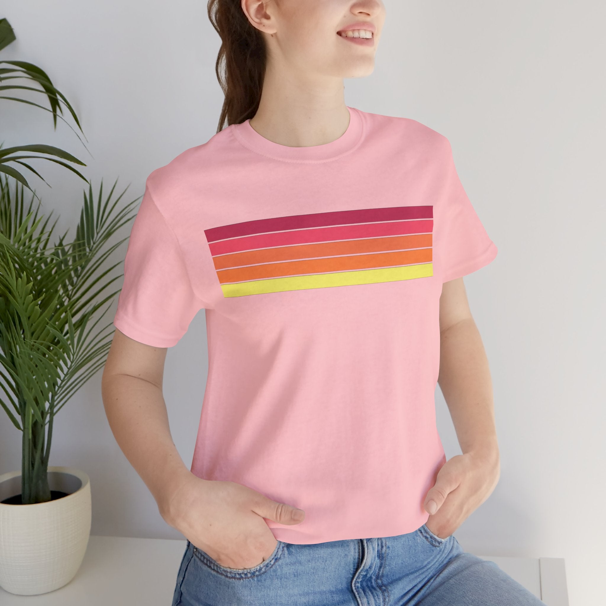 Retro Sunset Stripes T-Shirt