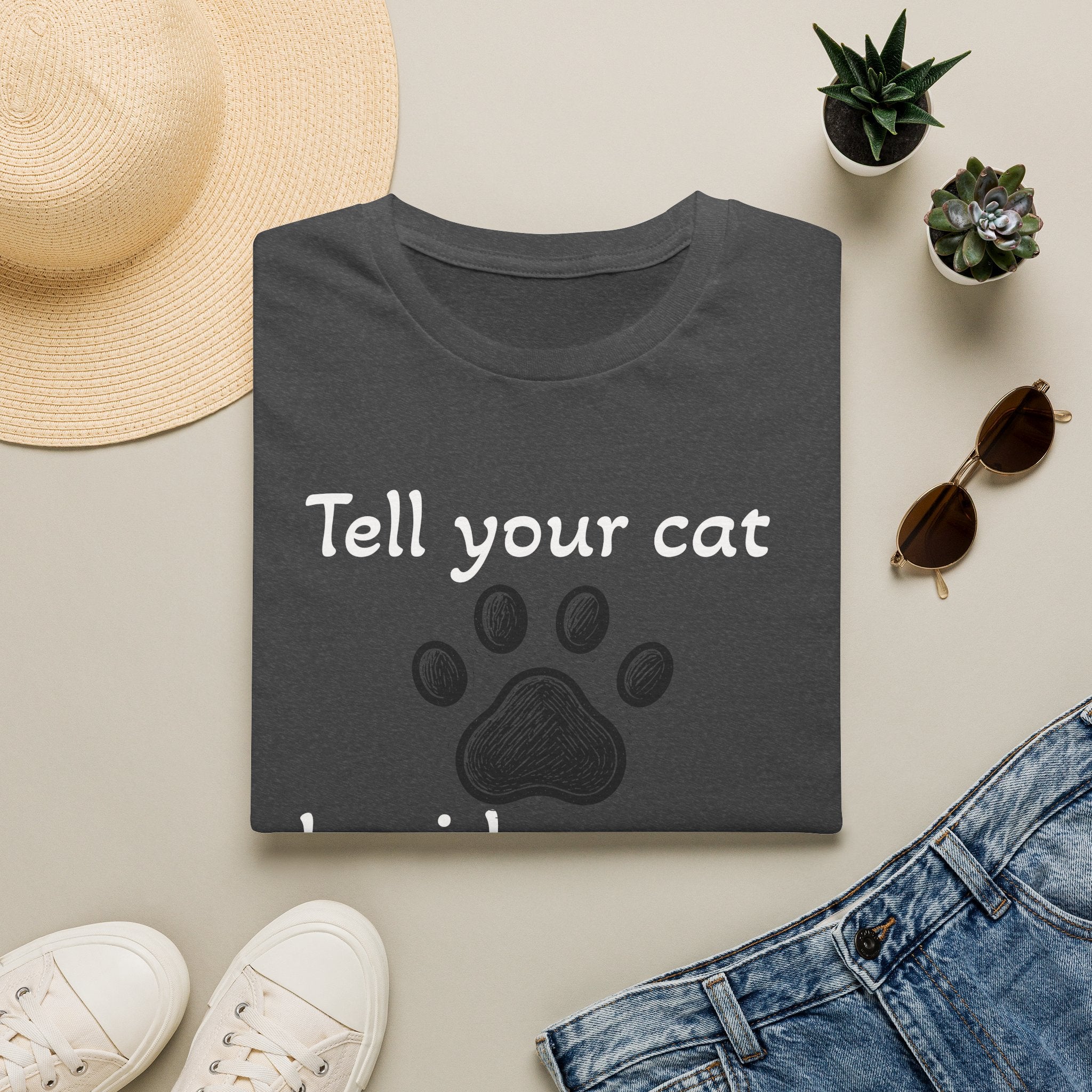 Cute Paw Print Kitten Lover Tee