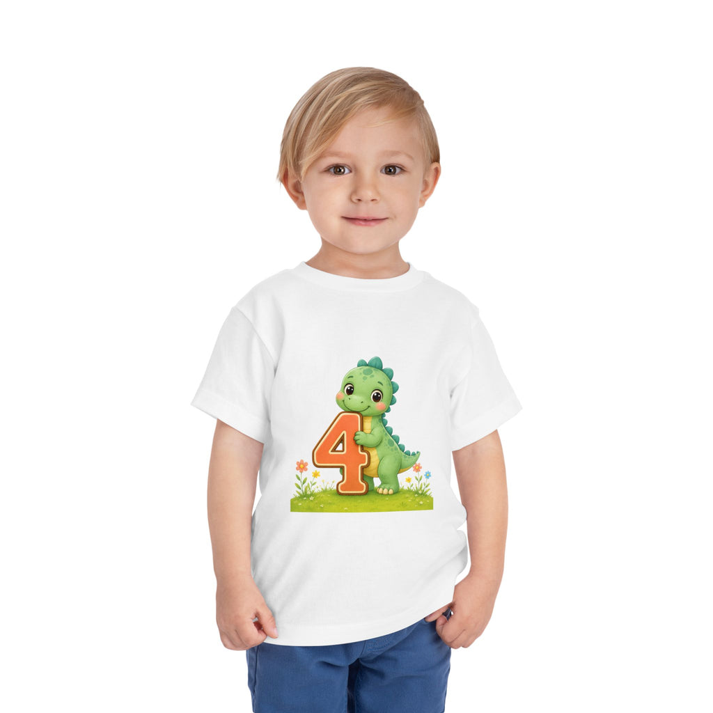 4th Birthday - Baby Dinosaur Tee