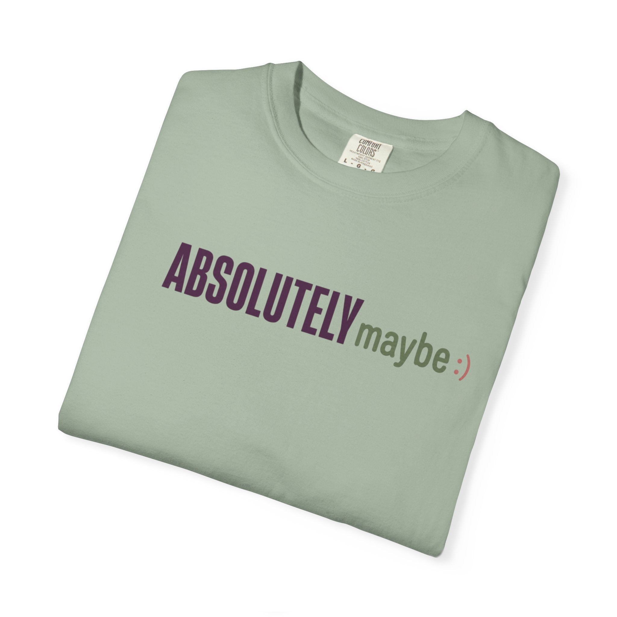 Absolutelymaybe Logo Minimal Graphic Tee