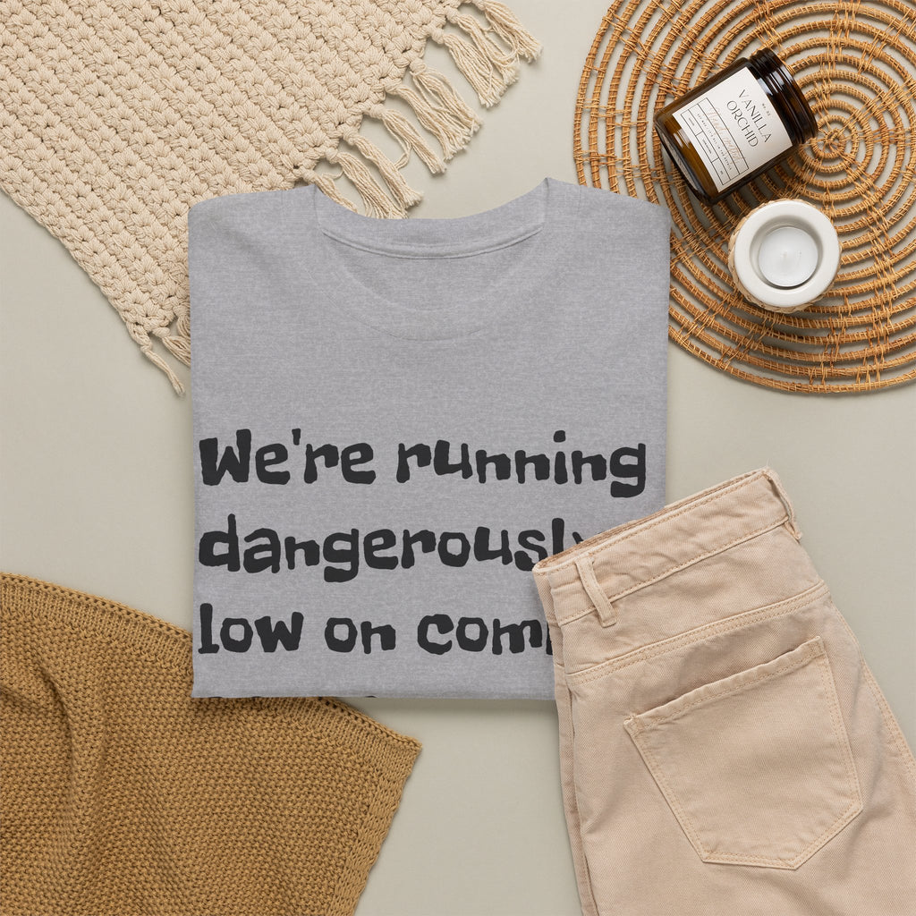 "We're running dangerously low on common sense" Funny Tee
