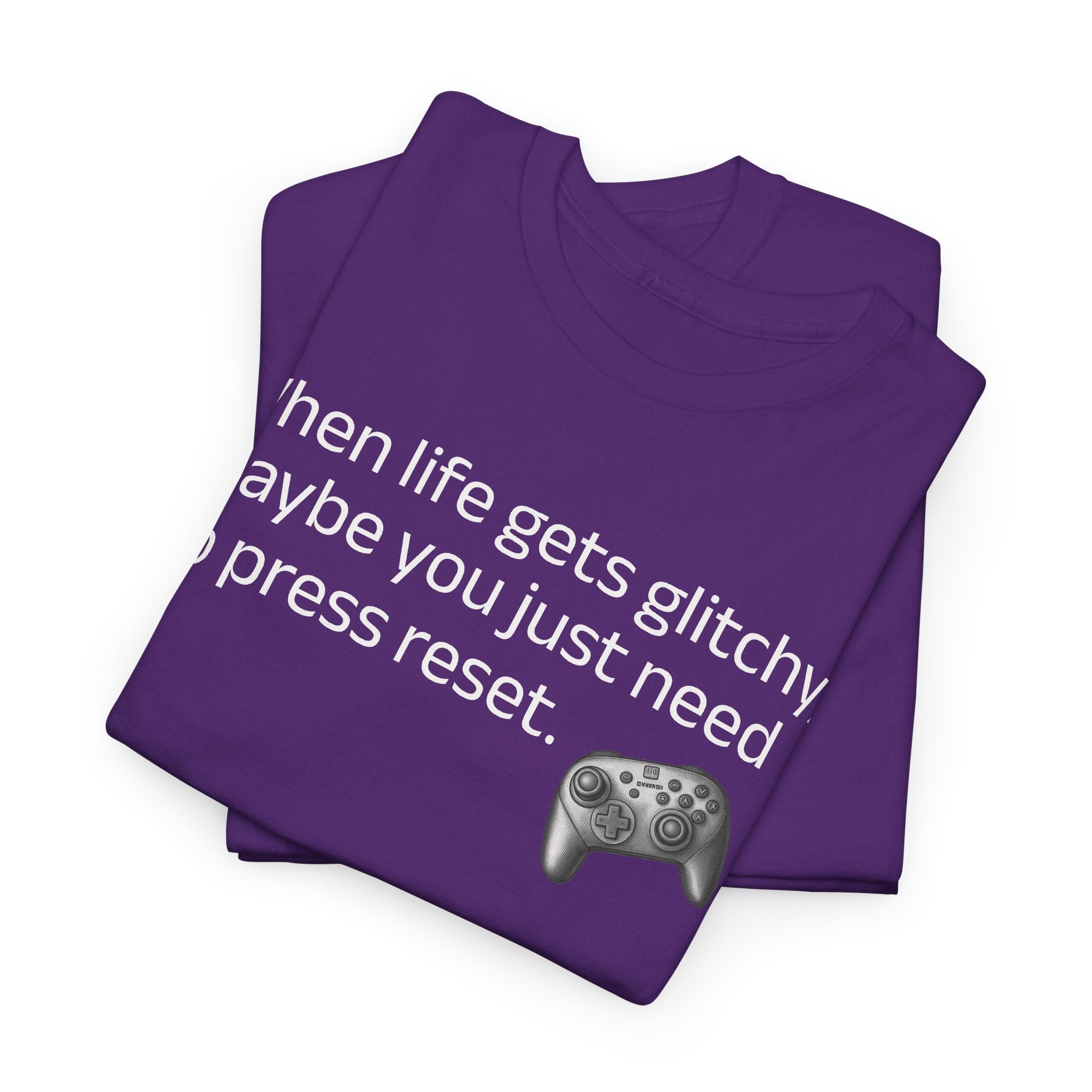 When Life Gets Glitchy Gamer Tee