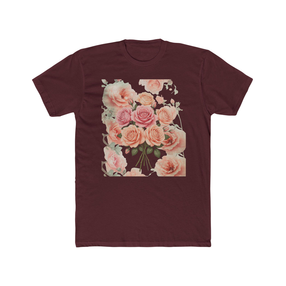 Soft Pink Vintage Flower Tee