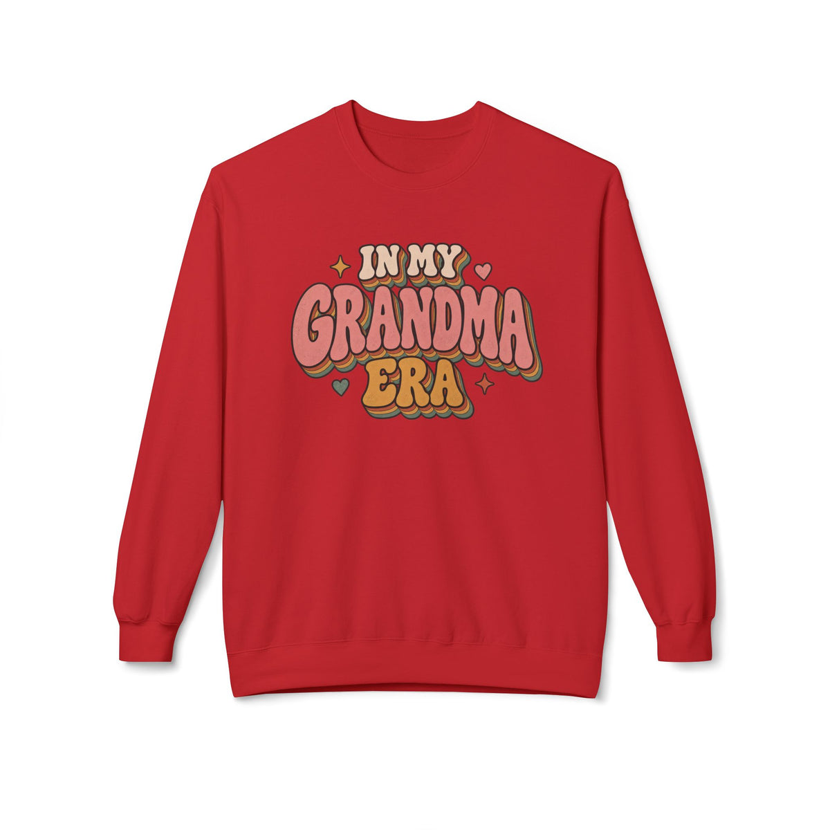 "In My Grandma Era" Cozy Vintage Grandma Crewneck