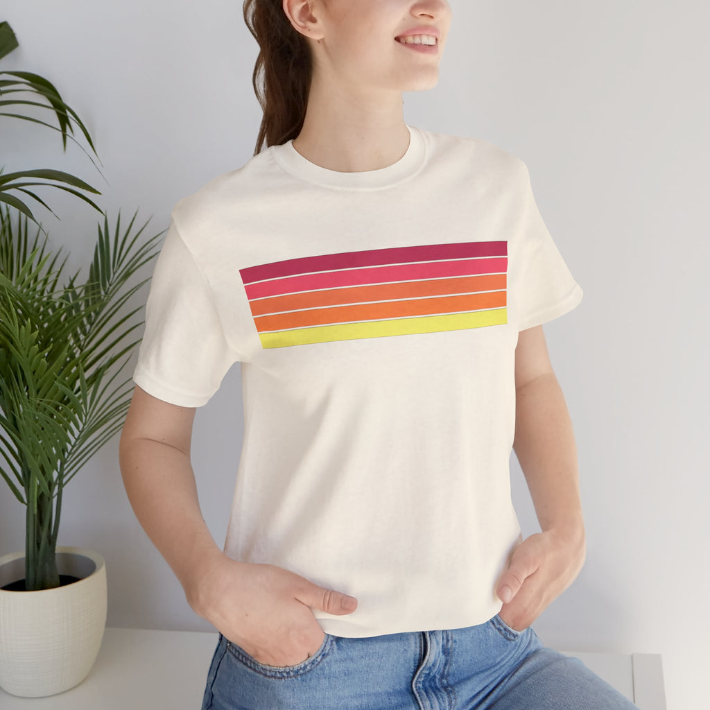 Retro Sunset Stripes T-Shirt