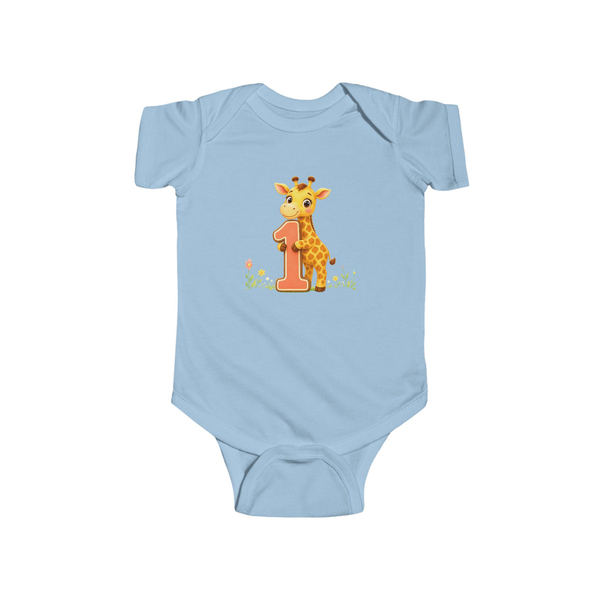 1st Birthday - Baby Giraffe Onesie