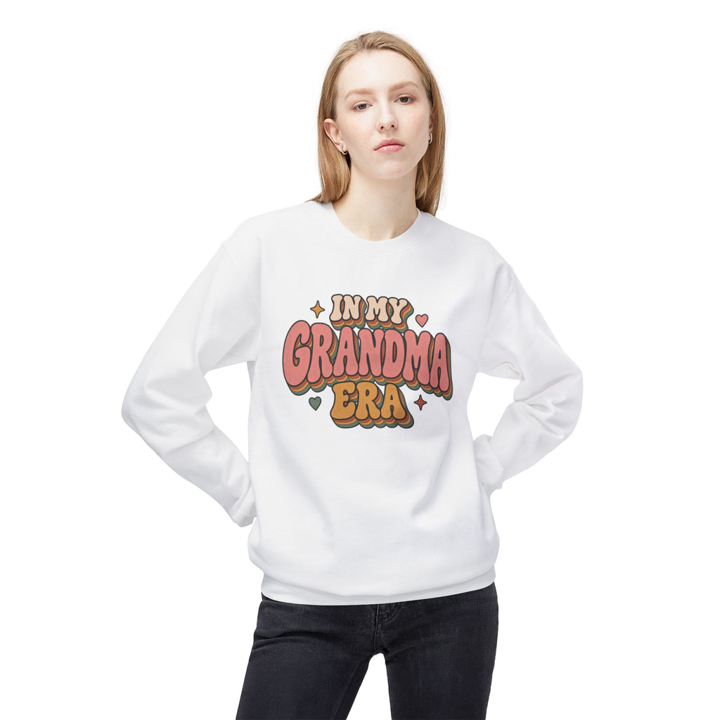 "In My Grandma Era" Cozy Vintage Grandma Crewneck