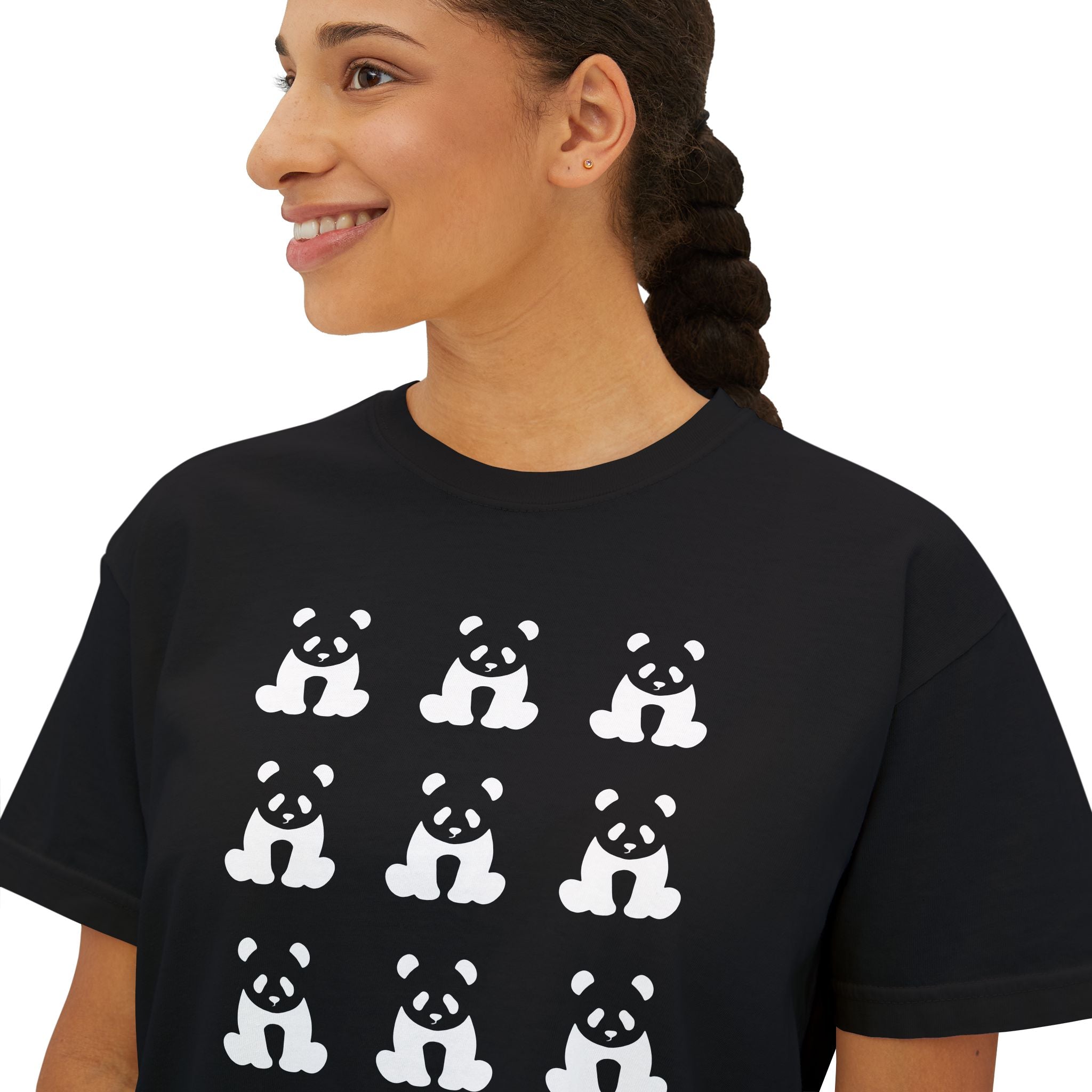 Baby Panda - Boxy Graphic Tee