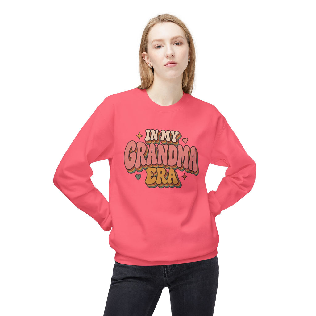 "In My Grandma Era" Cozy Vintage Grandma Crewneck