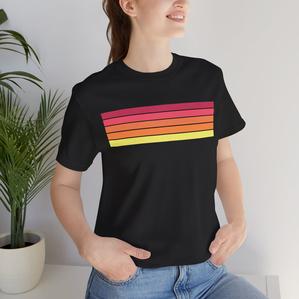 Retro Sunset Stripes T-Shirt
