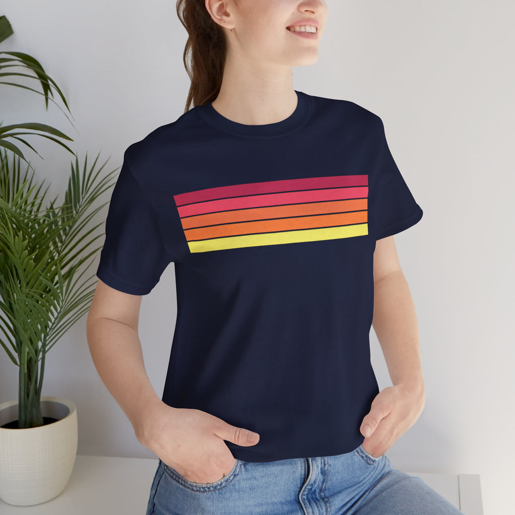 Retro Sunset Stripes T-Shirt