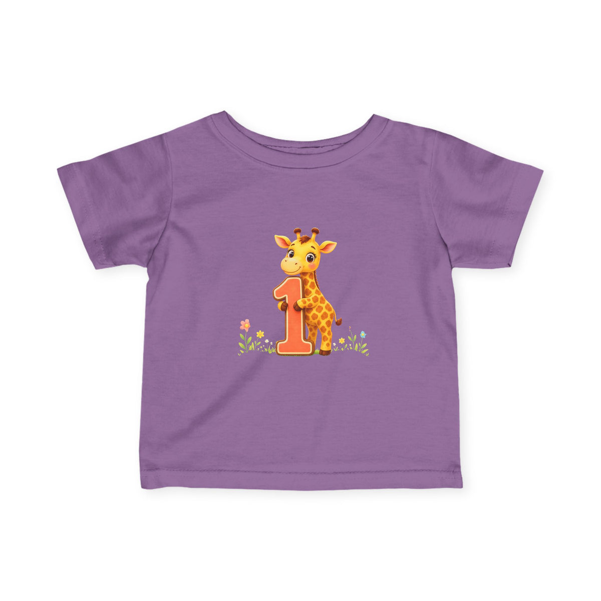 1st Birthday - Baby Giraffe Infant Tee