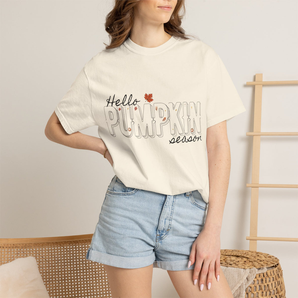 "Hello Pumpkin Season" Fall Graphic Tee