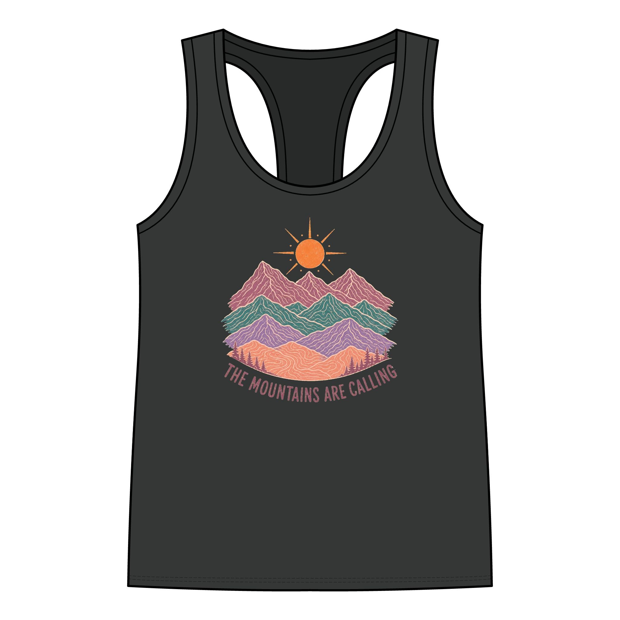 Racerback Tank - 'The Mountains Are Calling'