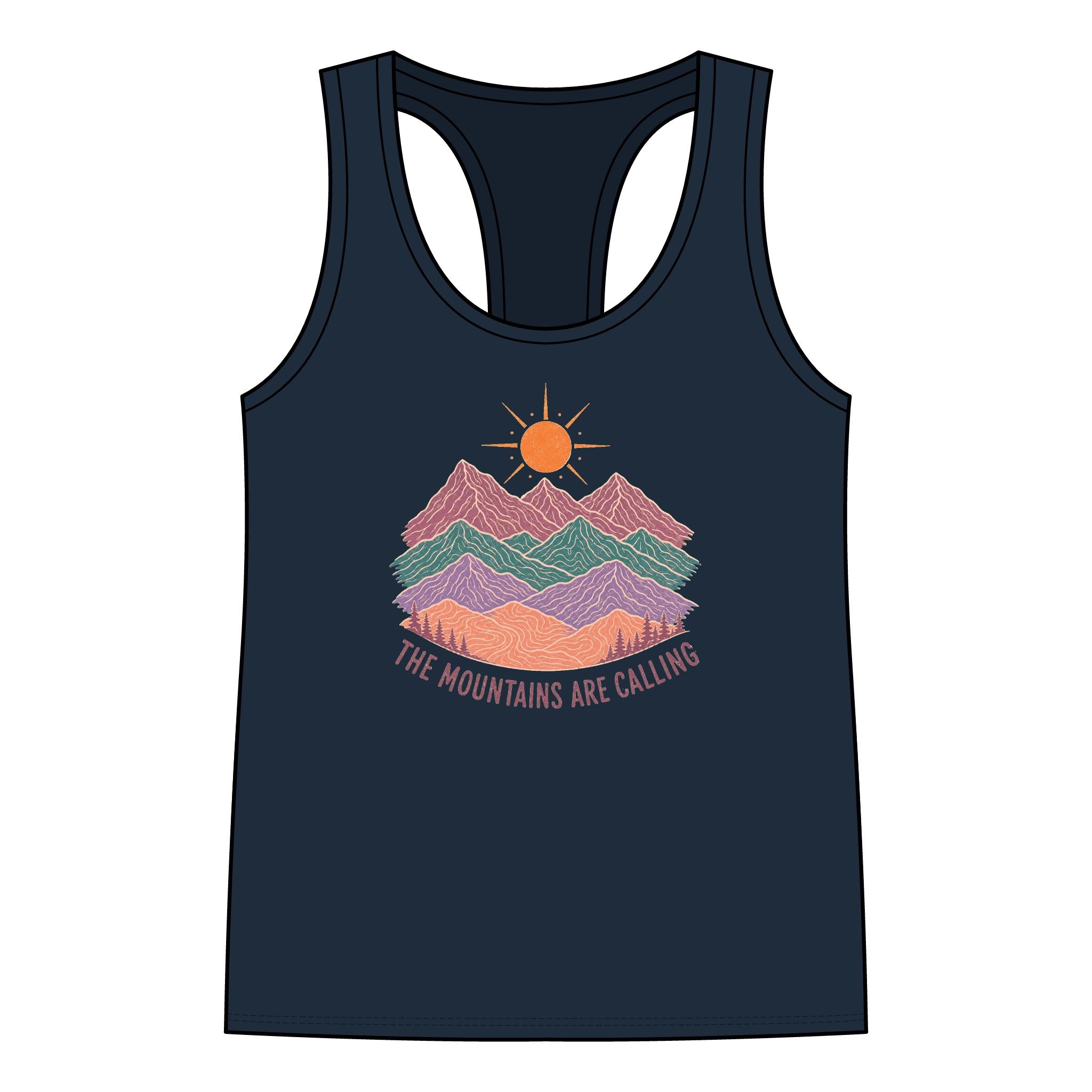 Racerback Tank - 'The Mountains Are Calling'