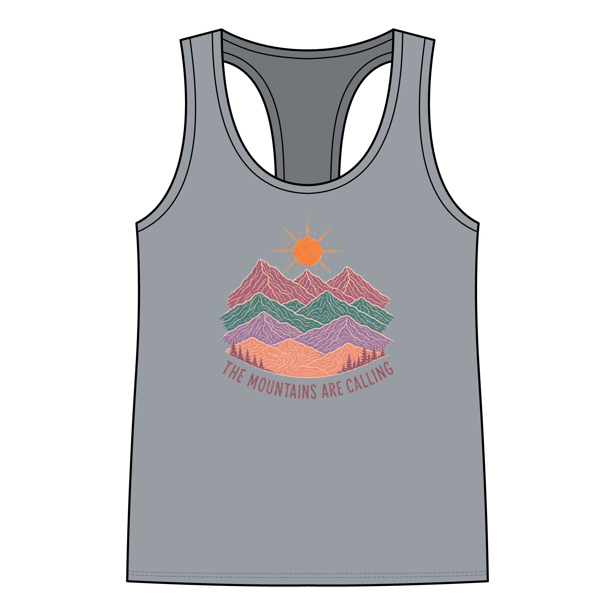 Racerback Tank - 'The Mountains Are Calling'