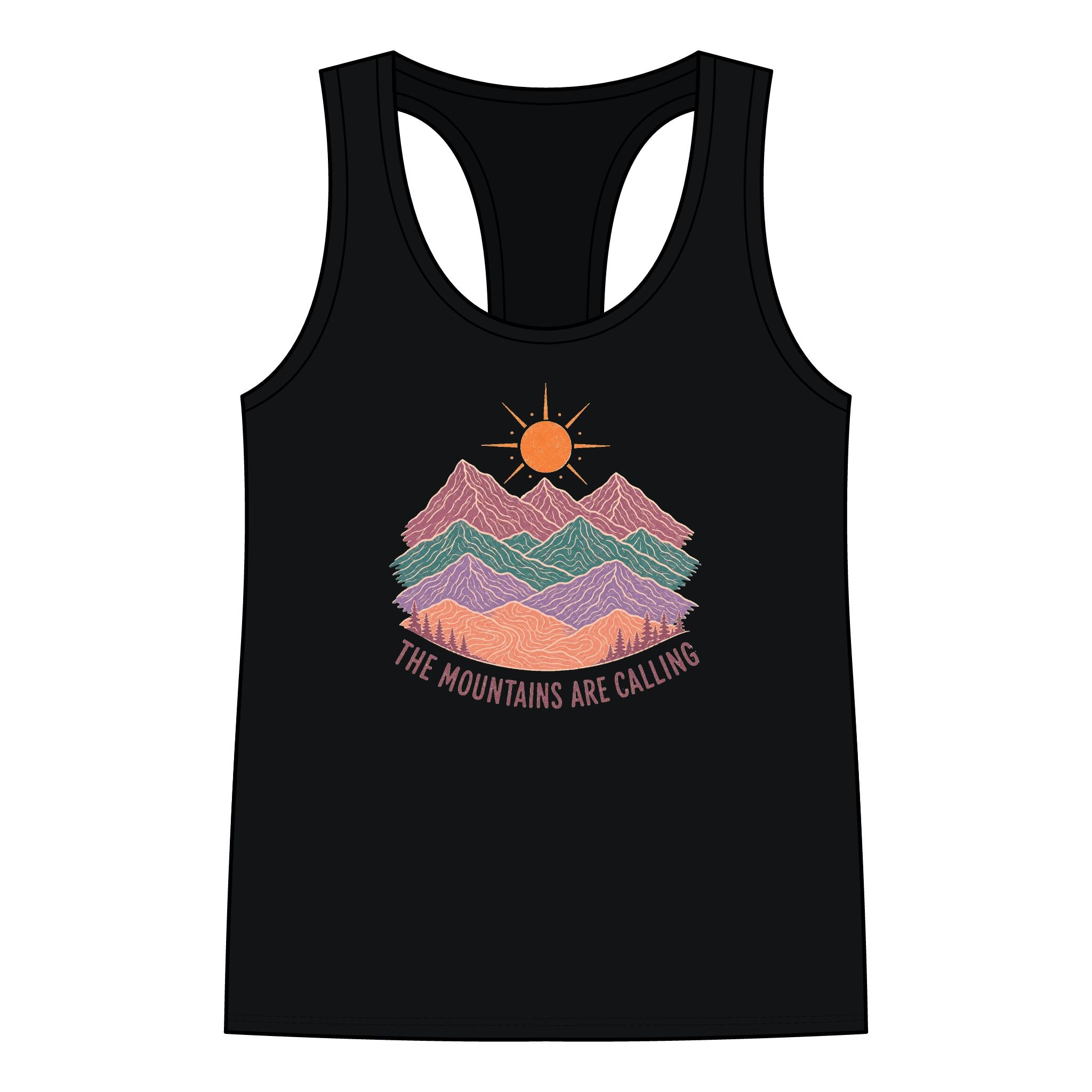 Racerback Tank - 'The Mountains Are Calling'