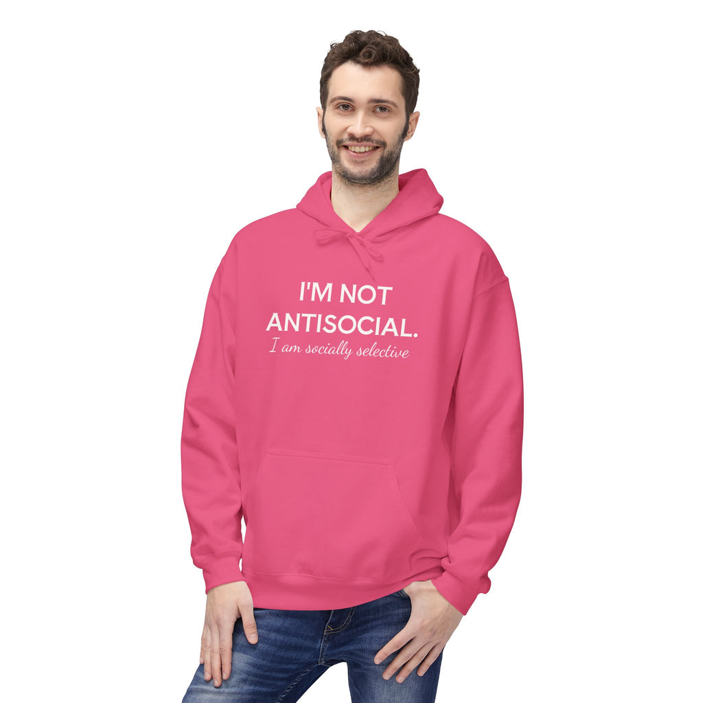 I'm Not AntiSocial - Fleece Hoodie