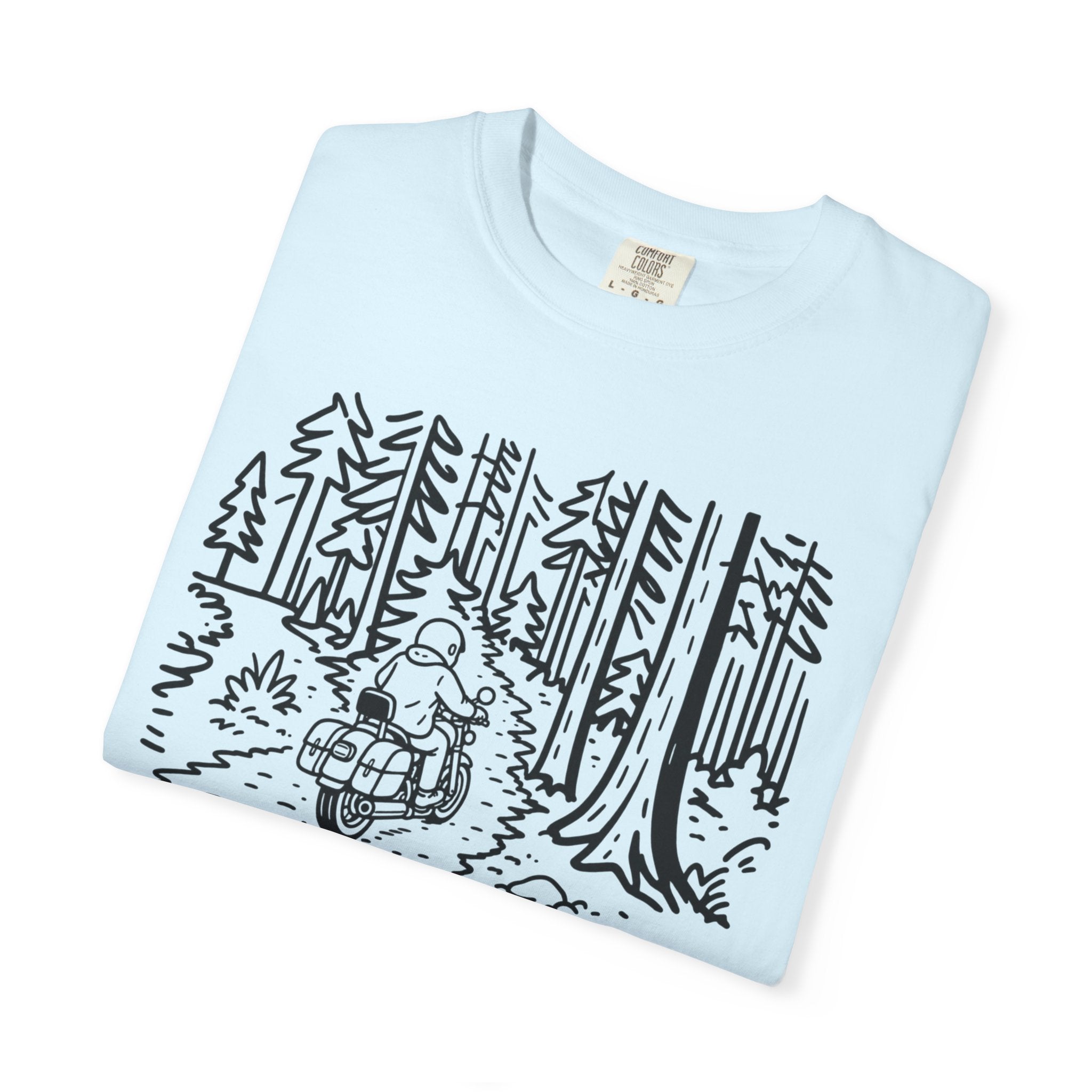 Nature Just Hits Differently - Motorcycle Male Graphic Tee
