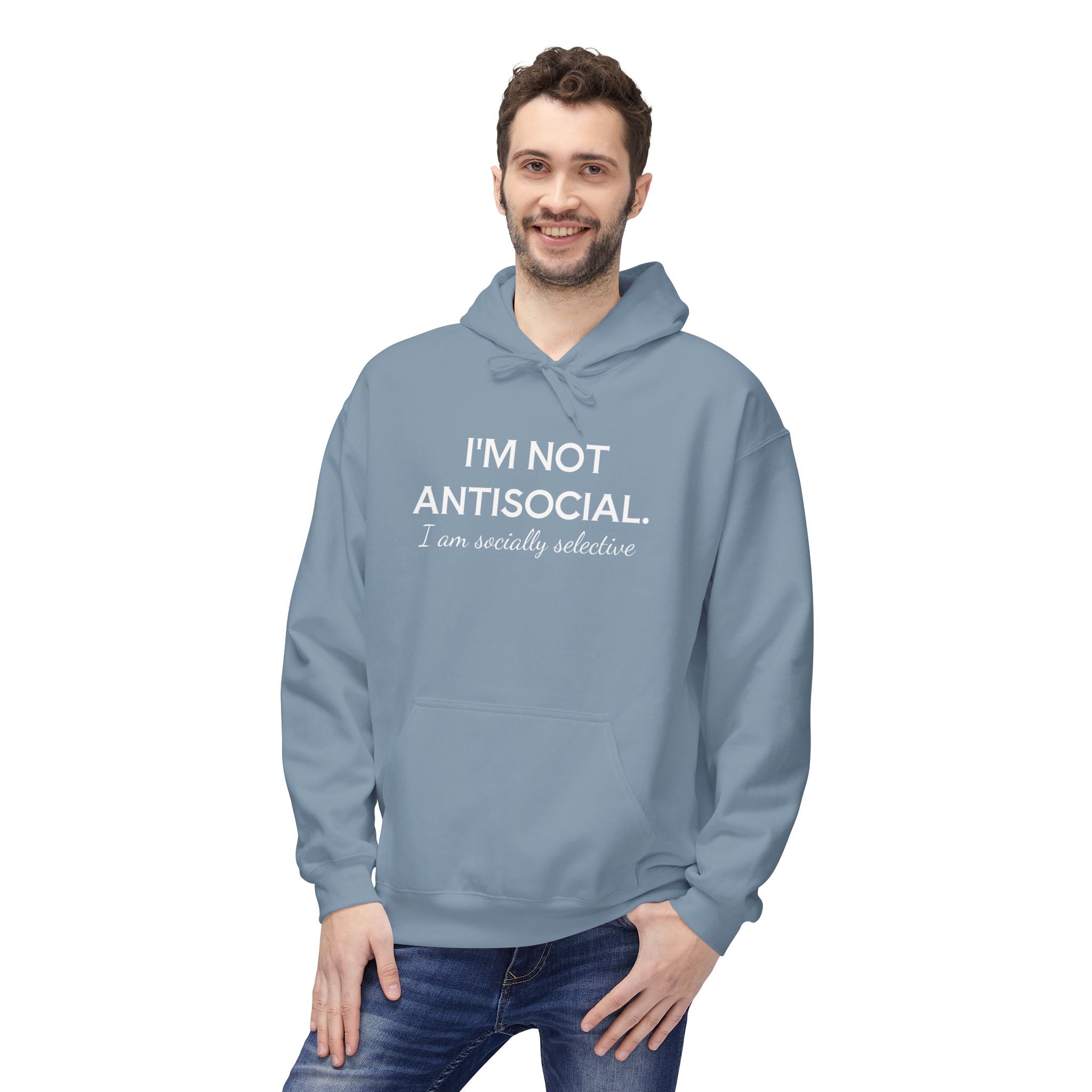I'm Not AntiSocial - Fleece Hoodie