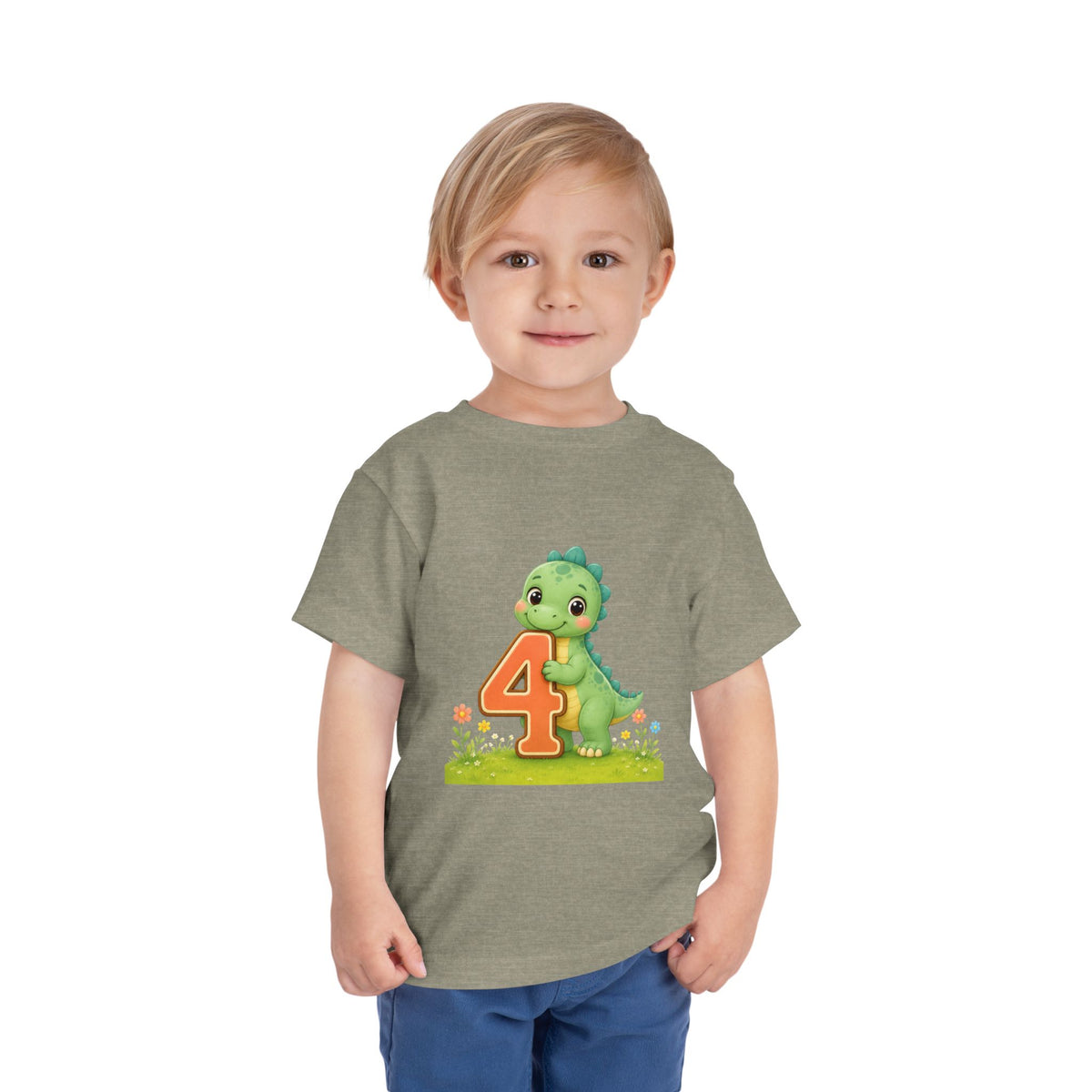4th Birthday - Baby Dinosaur Tee