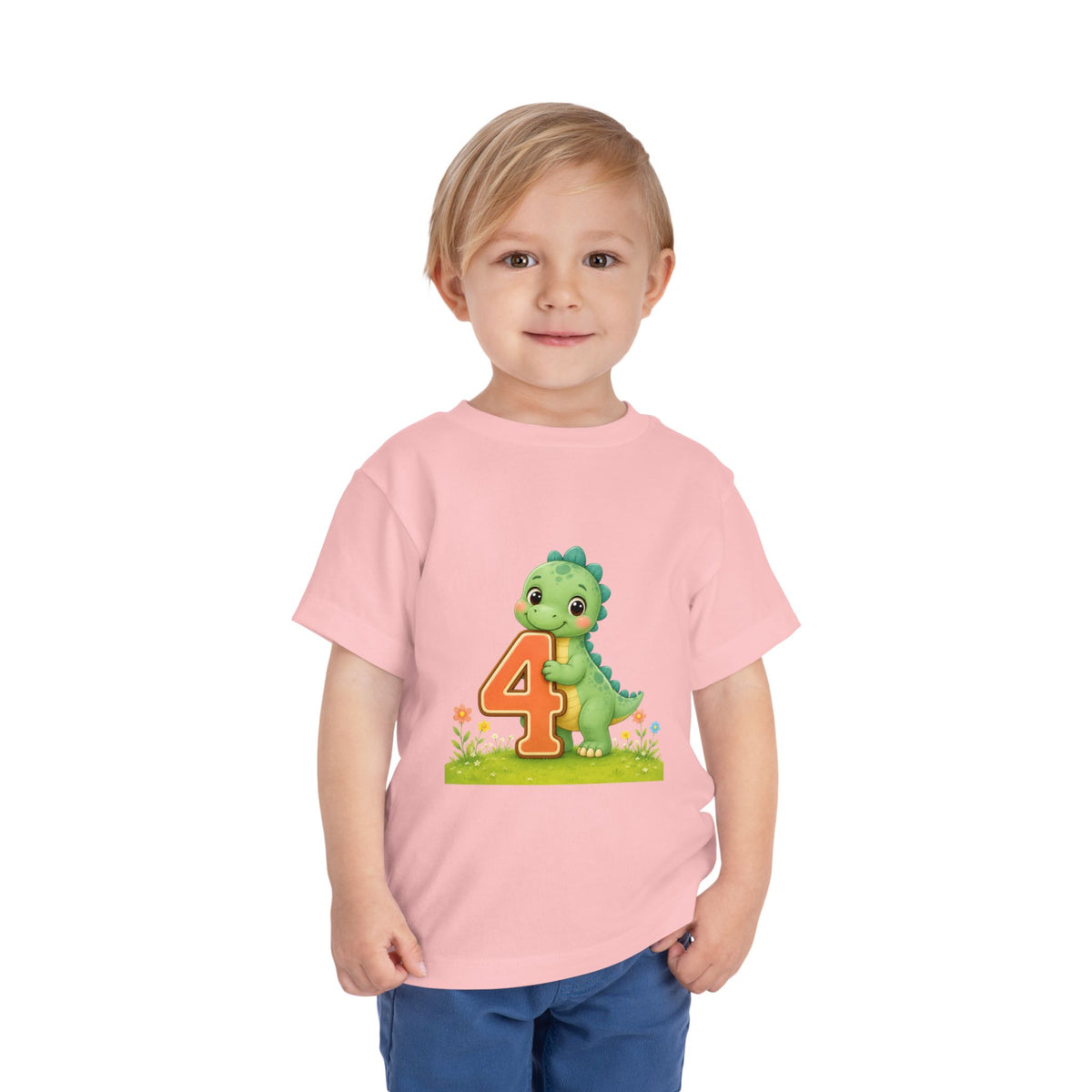 4th Birthday - Baby Dinosaur Tee