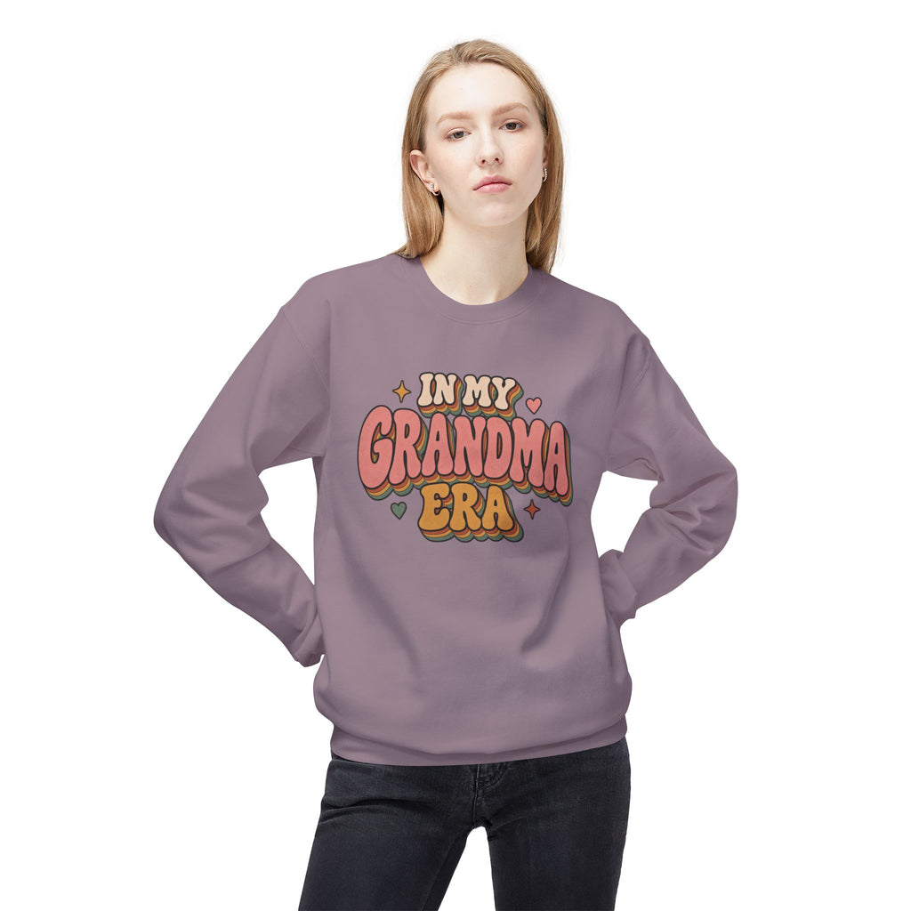 "In My Grandma Era" Cozy Vintage Grandma Crewneck