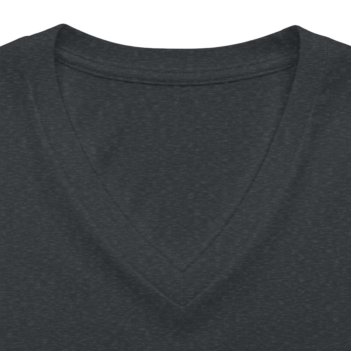 "The Tired Mom" - Black Haired Skeleton V-Neck Graphic Tee