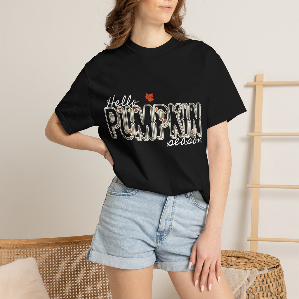 "Hello Pumpkin Season" Fall Graphic Tee