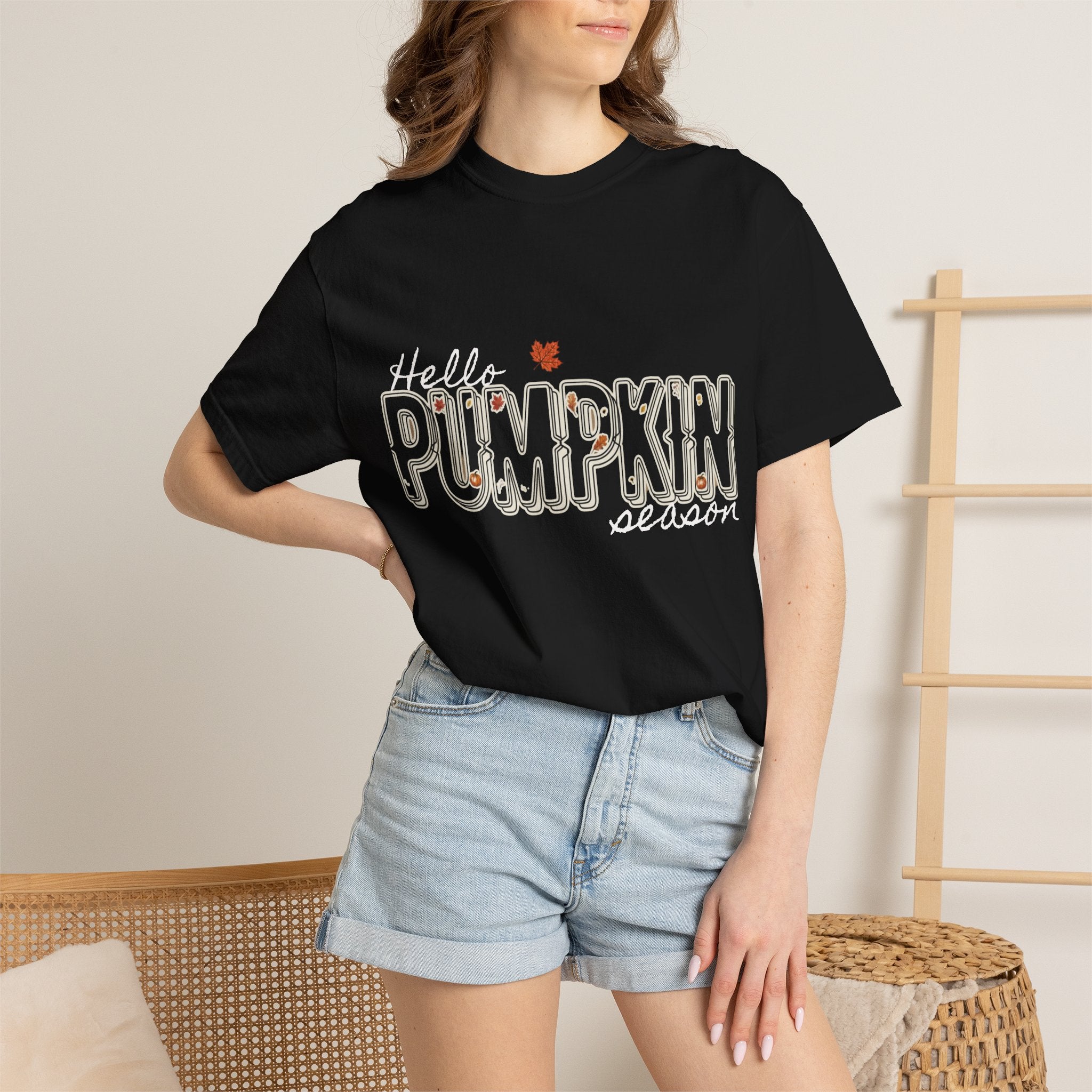 "Hello Pumpkin Season" Fall Graphic Tee