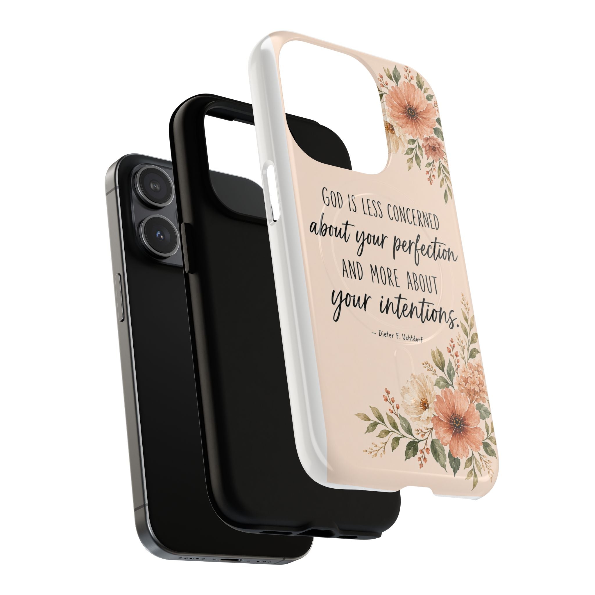 "God is less concerned about your perfection" Tough Magnetic Case
