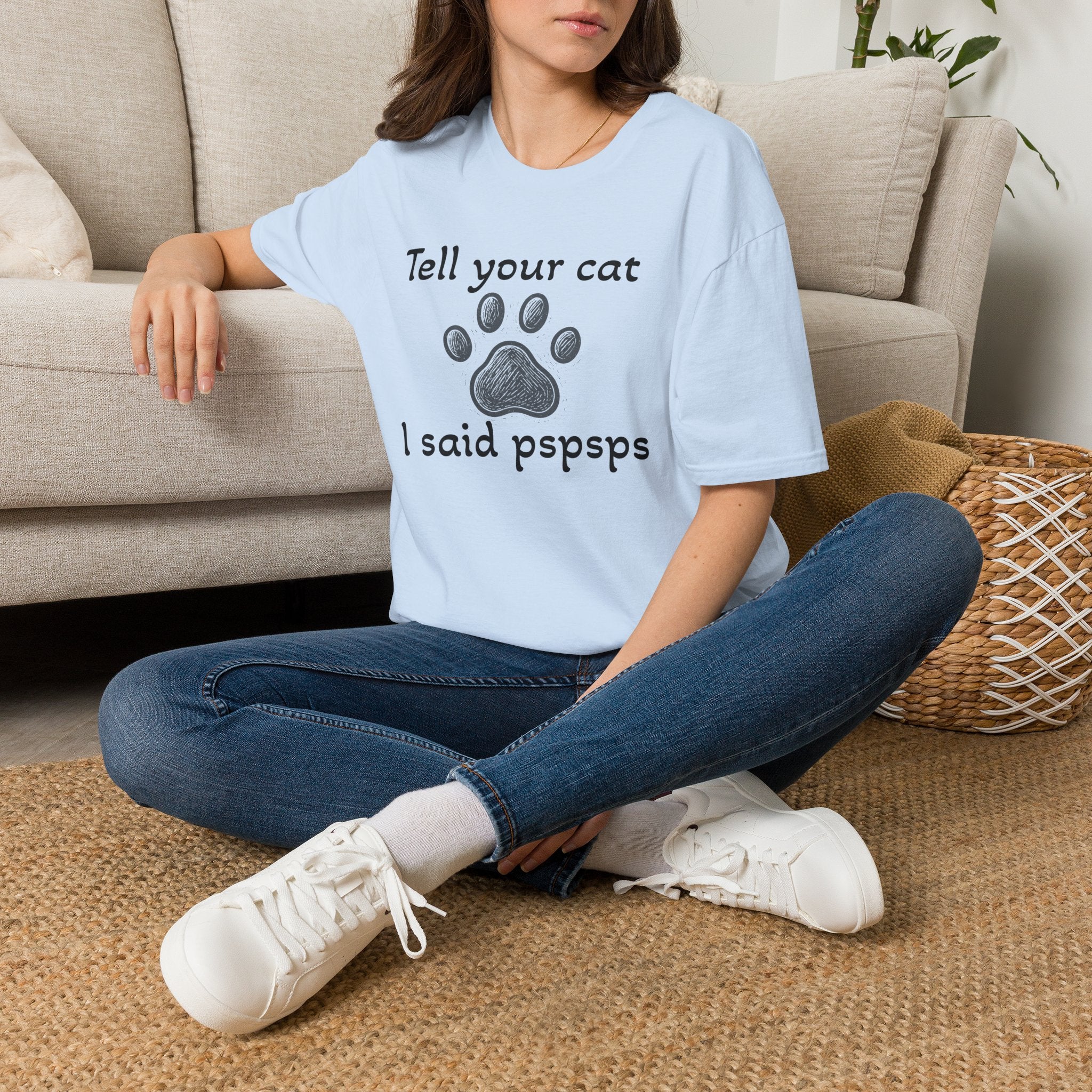 Cute Paw Print Kitten Lover Tee