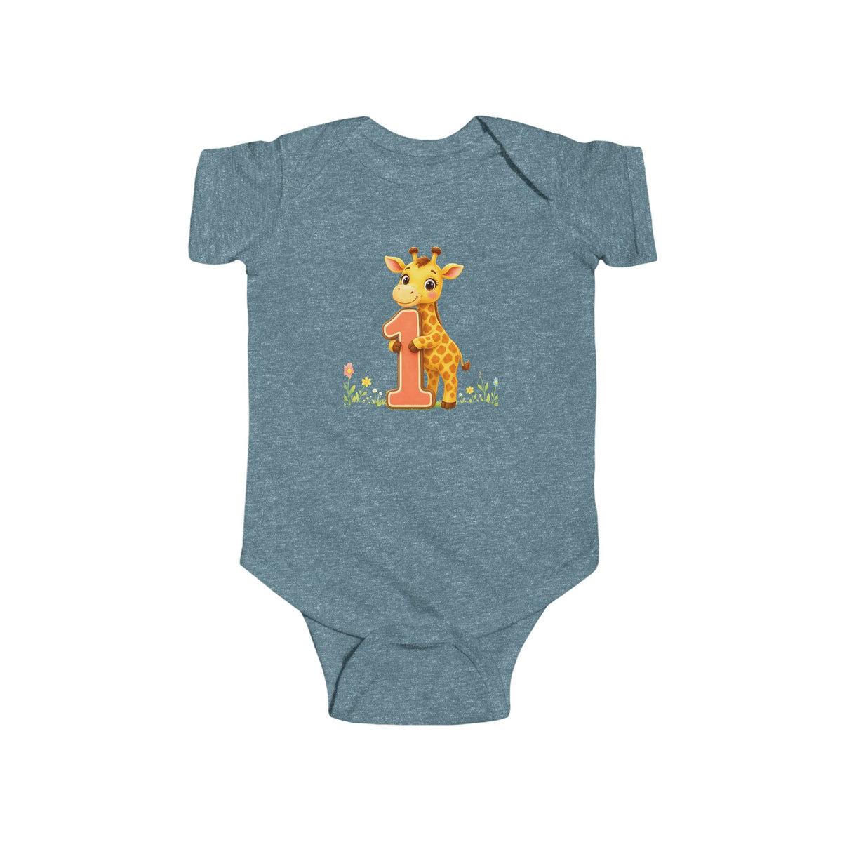 1st Birthday - Baby Giraffe Onesie