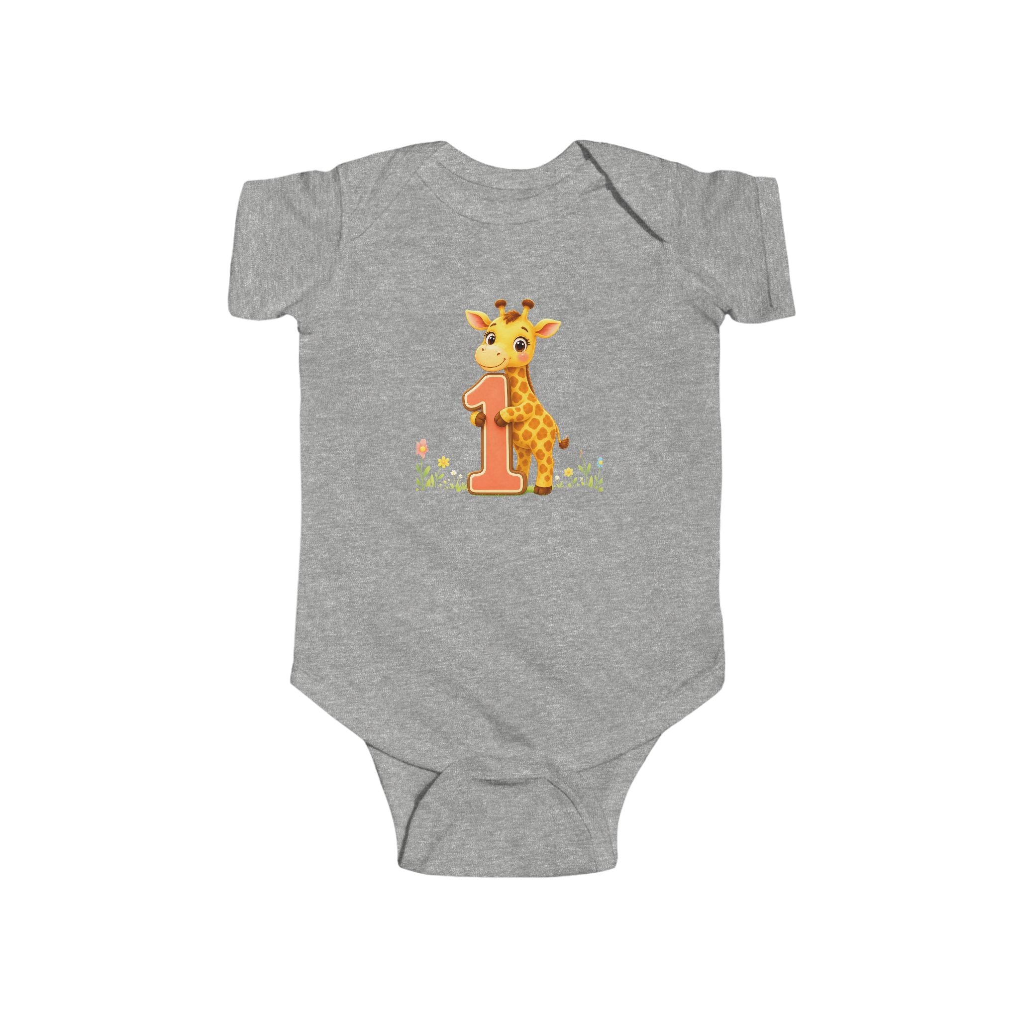 1st Birthday - Baby Giraffe Onesie
