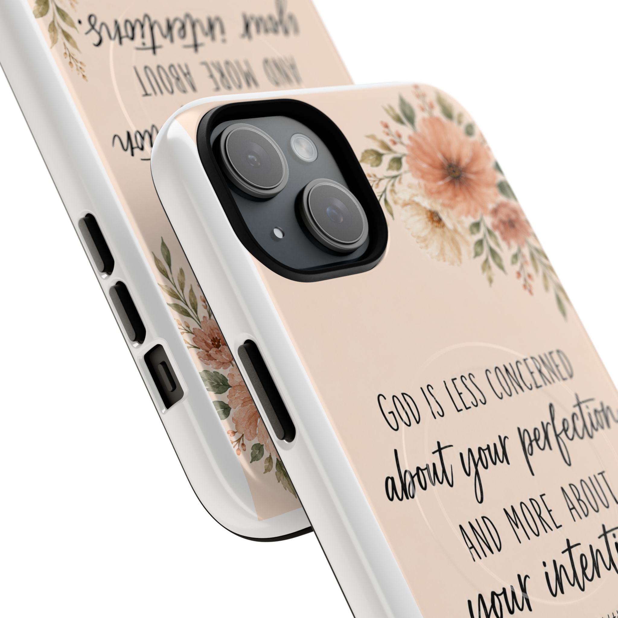 "God is less concerned about your perfection" Tough Magnetic Case