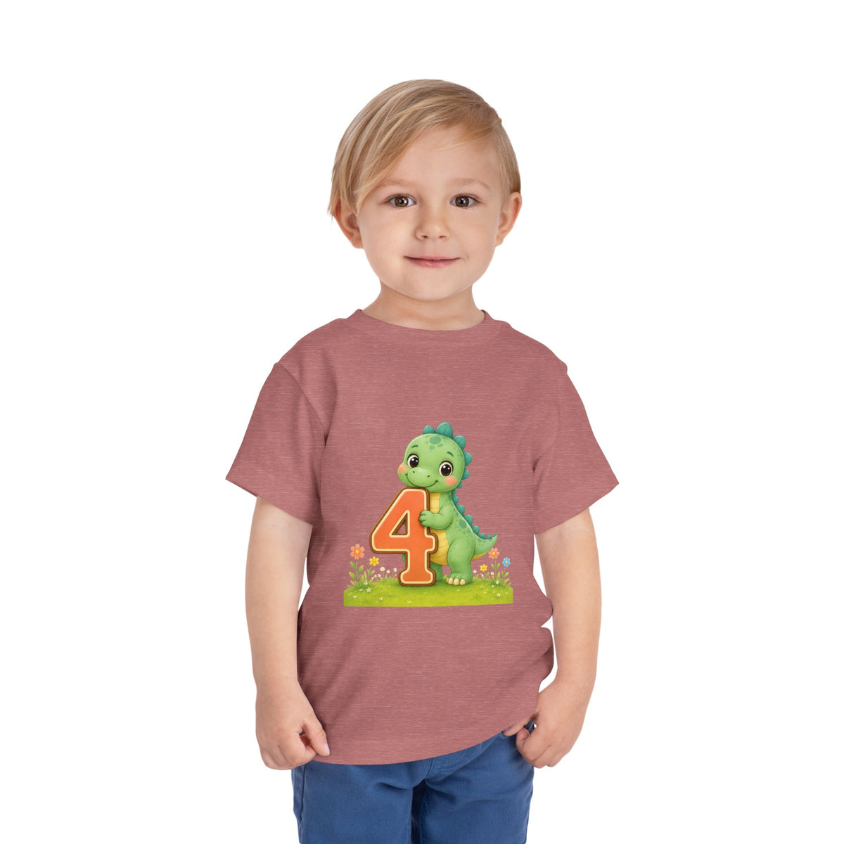 4th Birthday - Baby Dinosaur Tee