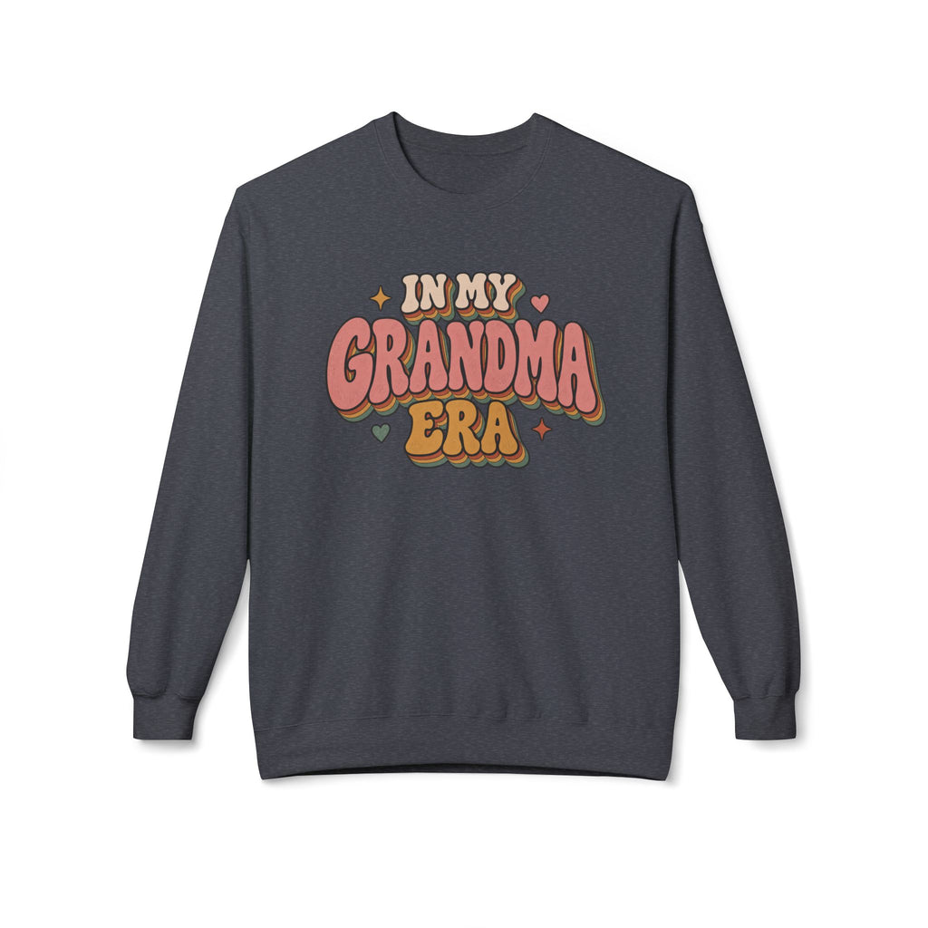 "In My Grandma Era" Cozy Vintage Grandma Crewneck