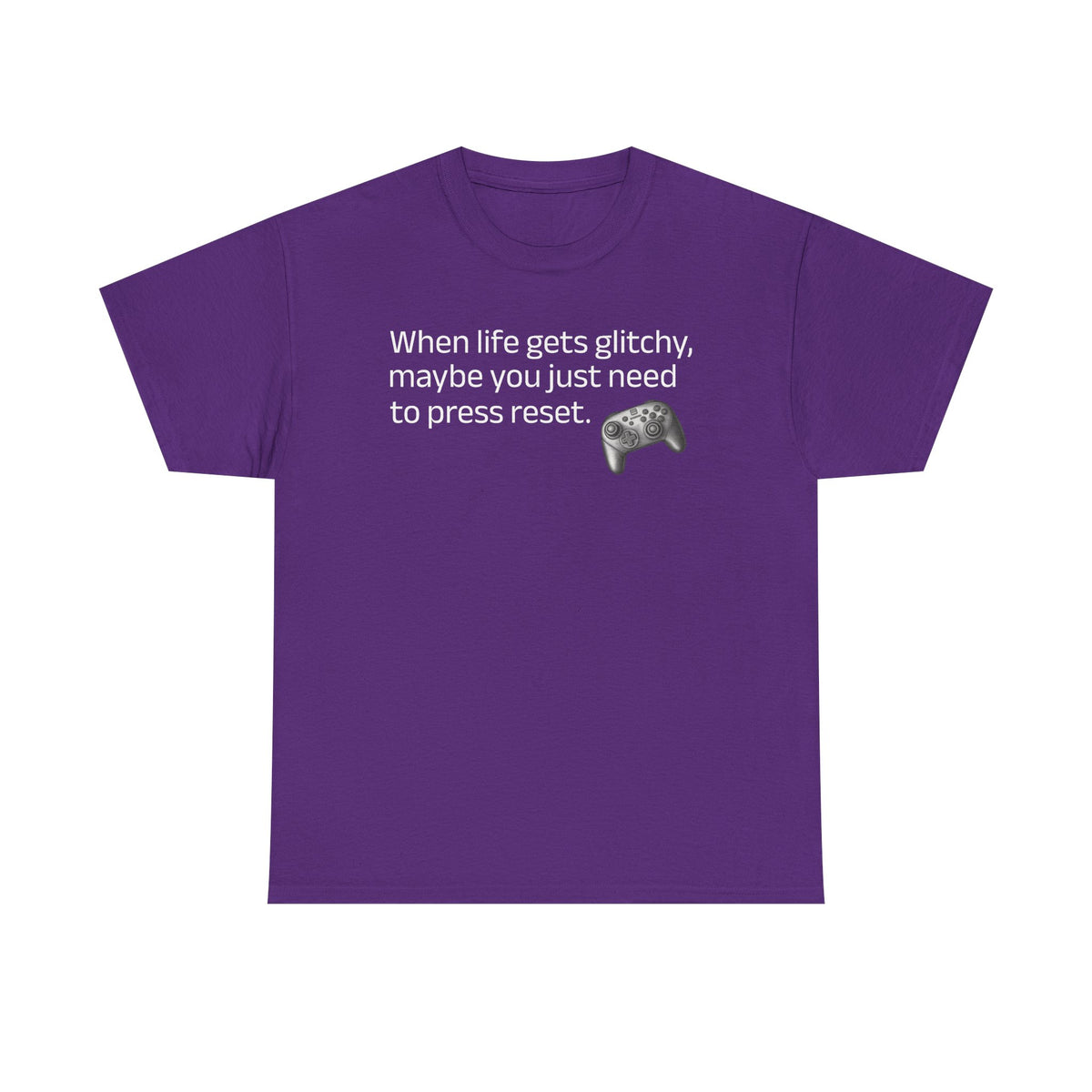When Life Gets Glitchy Gamer Tee
