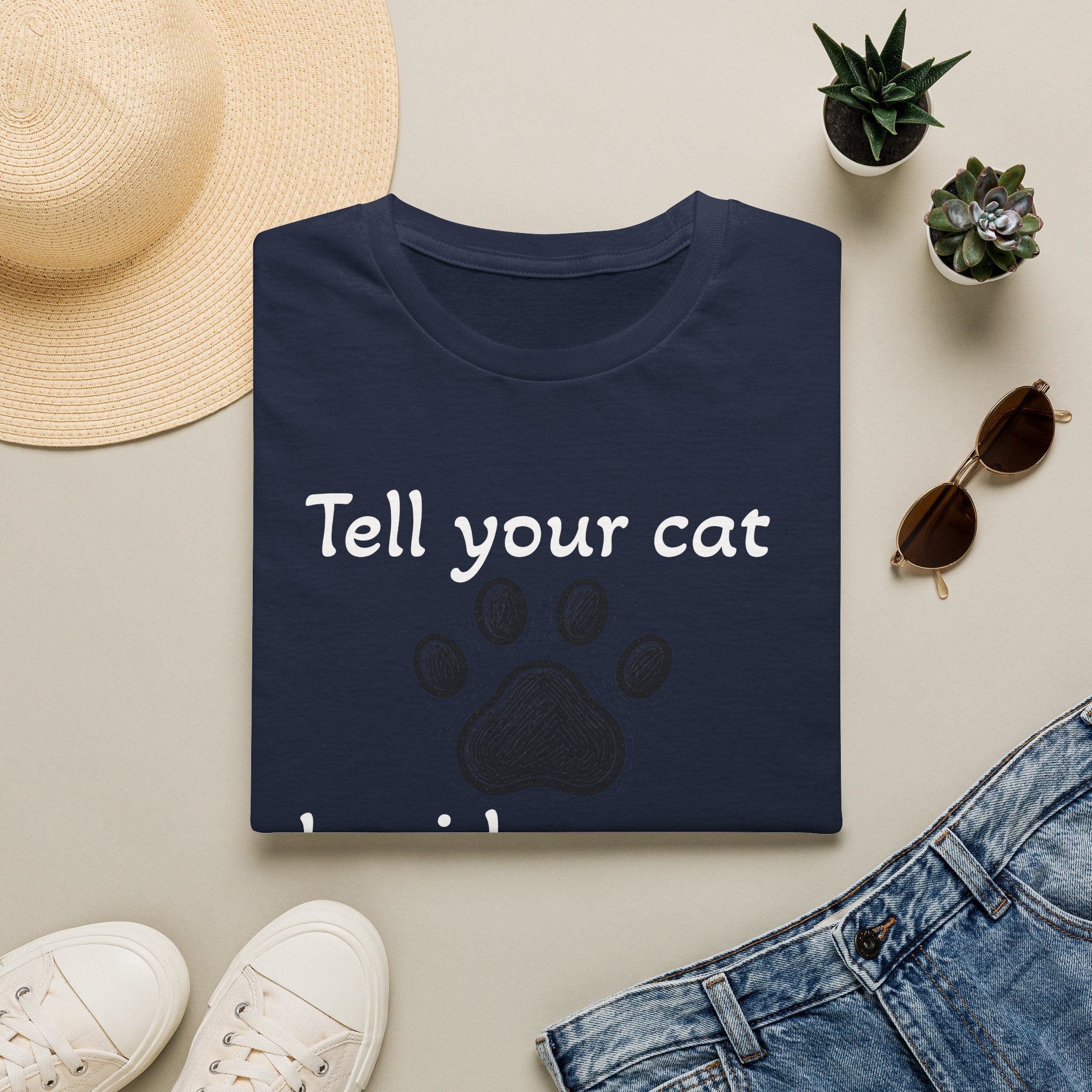 Cute Paw Print Kitten Lover Tee