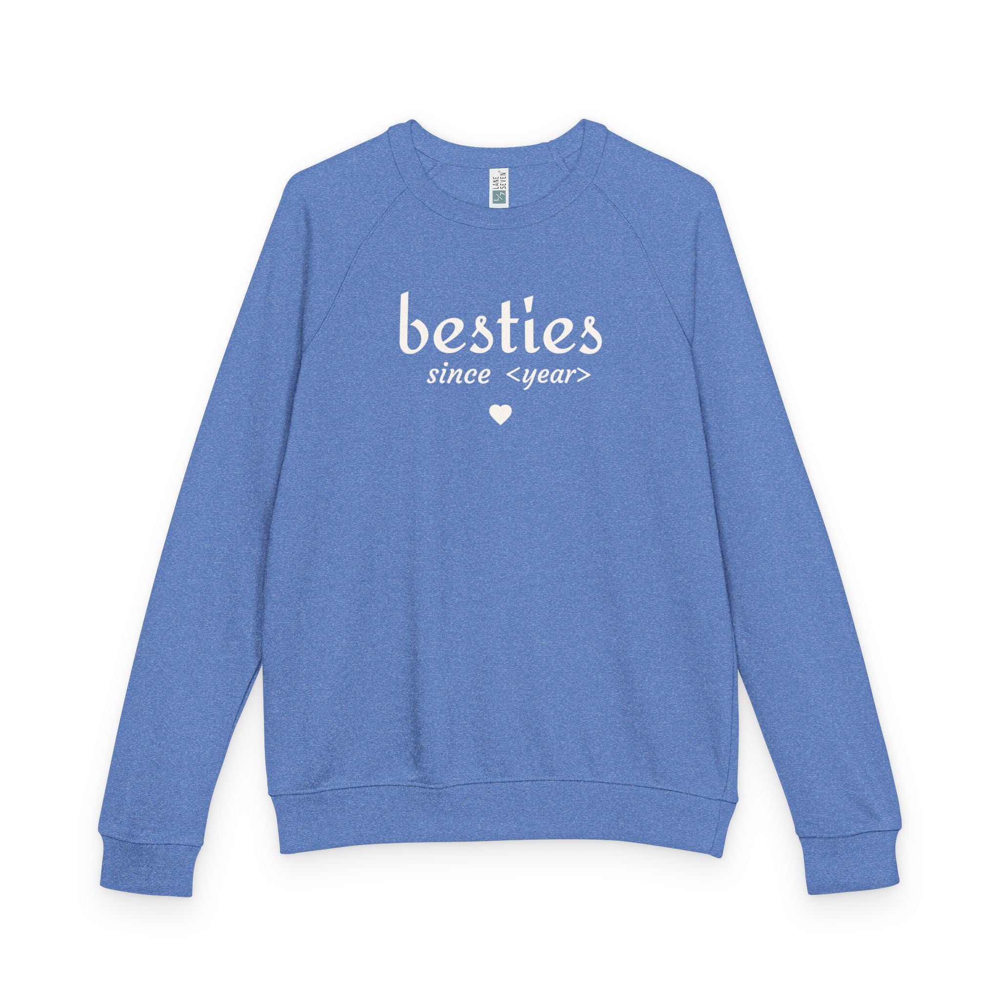 Besties Since <year> Crewneck Sweatshirt — Friendship Gift Pullover
