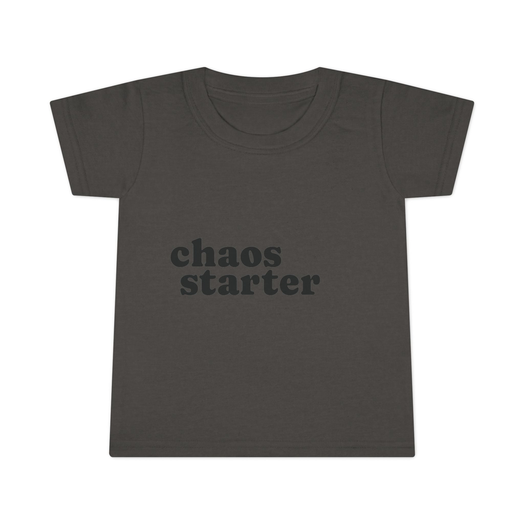 Toddler T-Shirt — "chaos starter" Funny Kids Tee