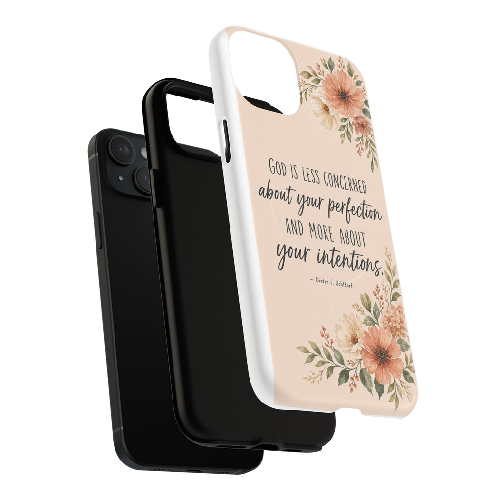 "God is less concerned about your perfection" Tough Magnetic Case