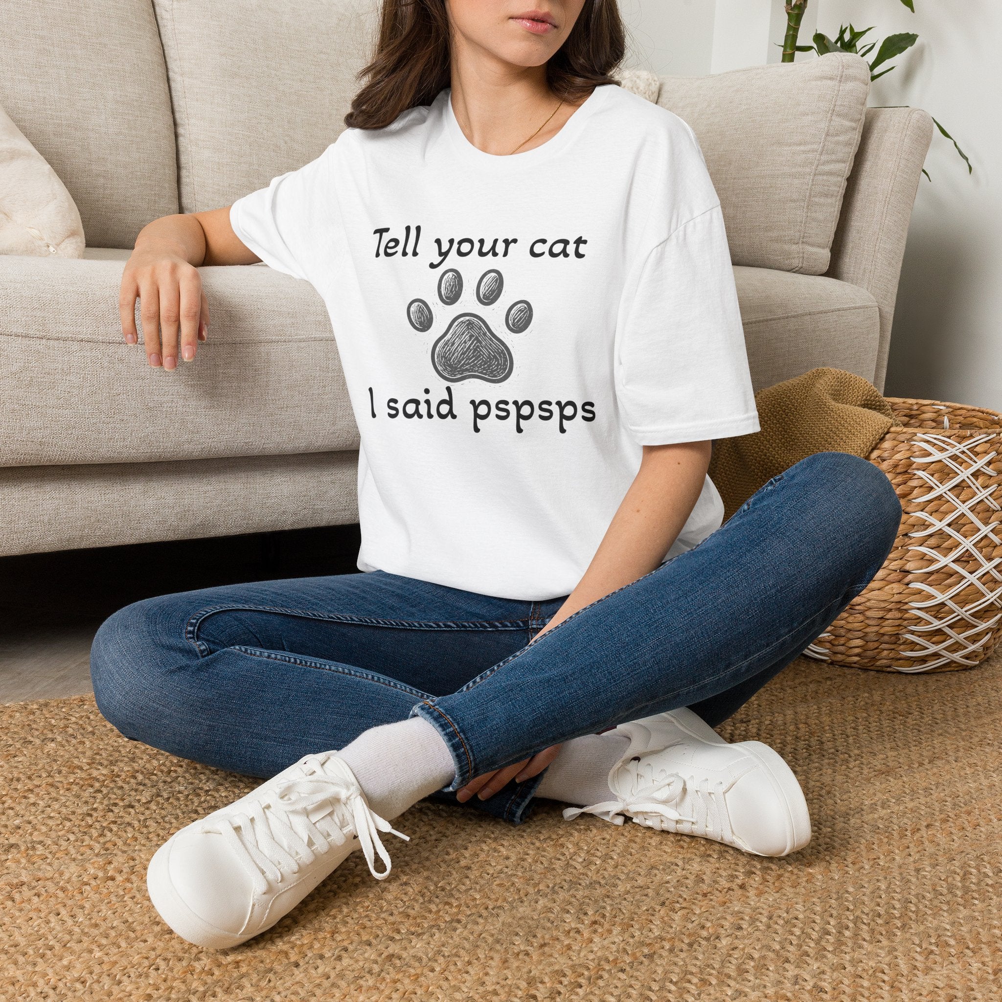 Cute Paw Print Kitten Lover Tee