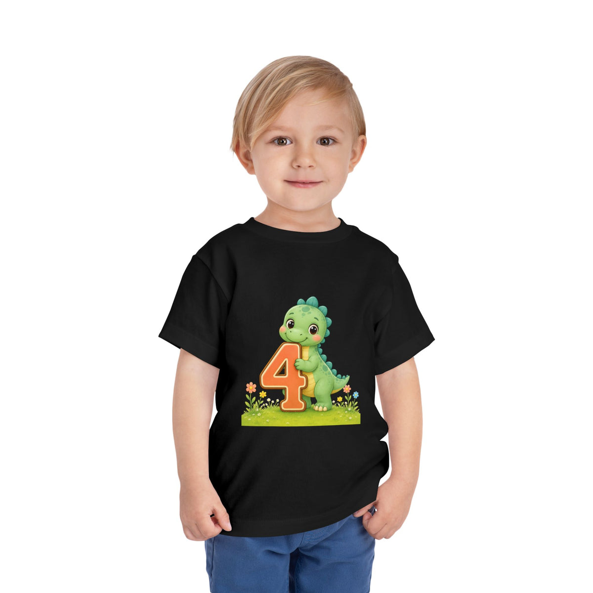 4th Birthday - Baby Dinosaur Tee
