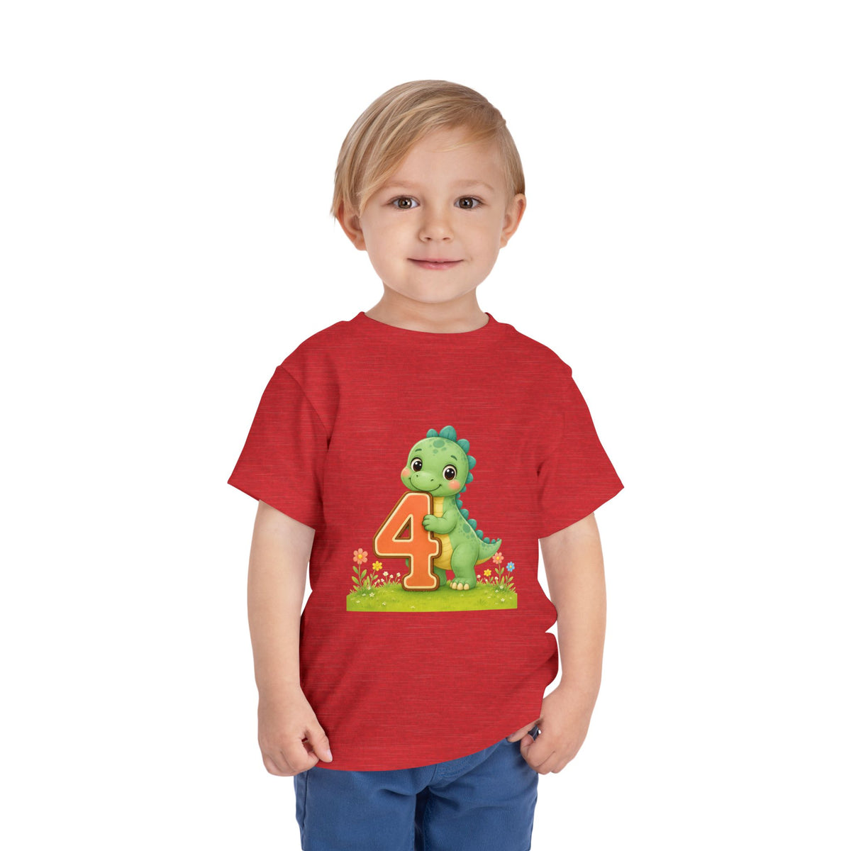 4th Birthday - Baby Dinosaur Tee