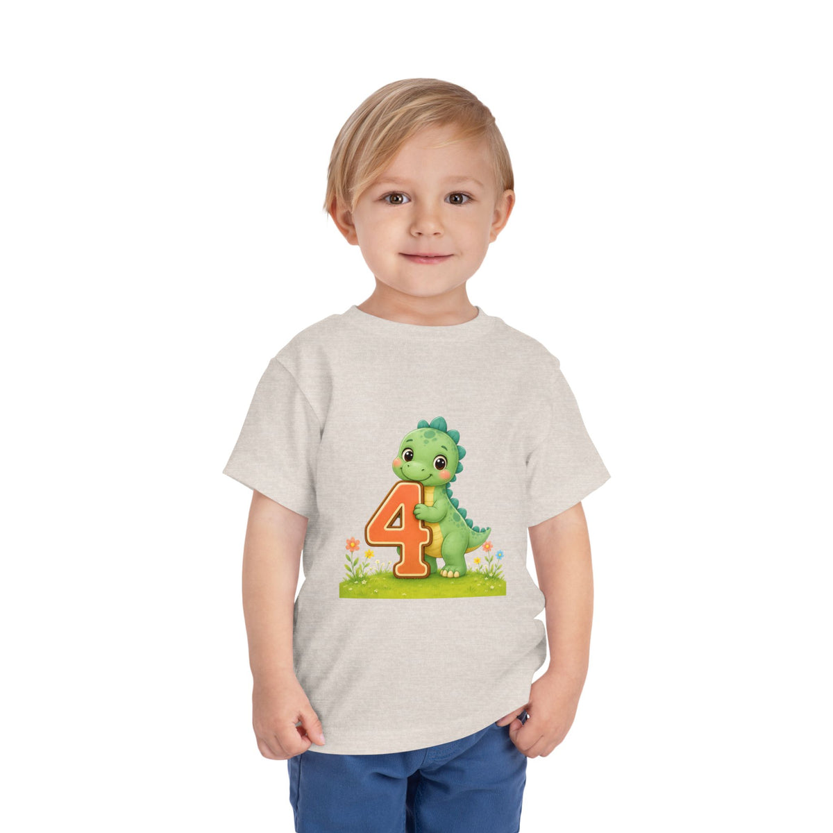 4th Birthday - Baby Dinosaur Tee