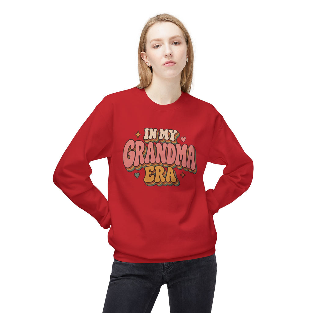 "In My Grandma Era" Cozy Vintage Grandma Crewneck