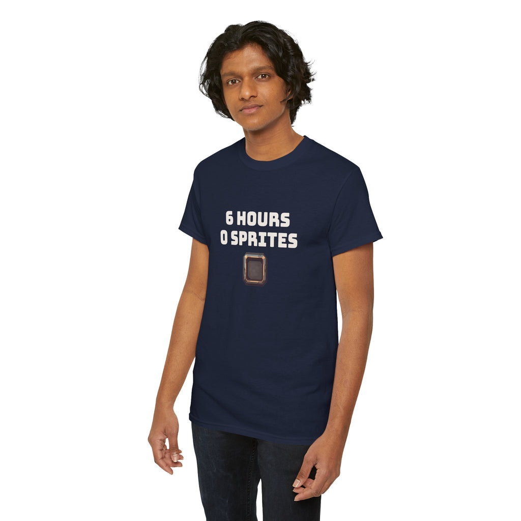 6 Hours 0 Sprites — Retro Pixel Gaming Tee